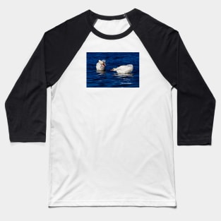 Swans Do Morning Yoga Baseball T-Shirt